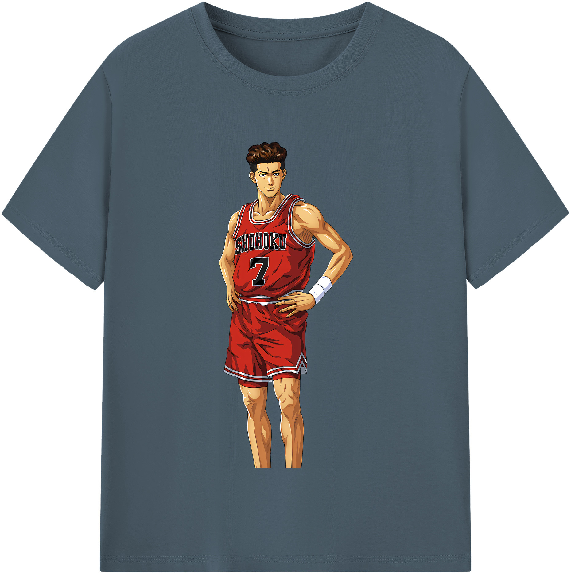 （画像用） SLAM DUNK／スラムダンク 綿100％半袖Tシャツ（フロントプリント）